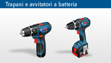 Trapani e avvitatori a batteria
